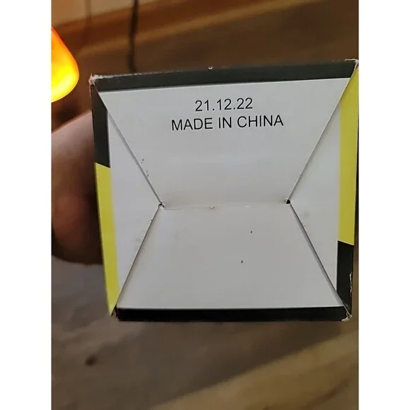 Lava Lite 2149 COLORMAX Volcano Print LAVA LAMP Light Red Orange Globe 14.5” - Picture 5 of 5